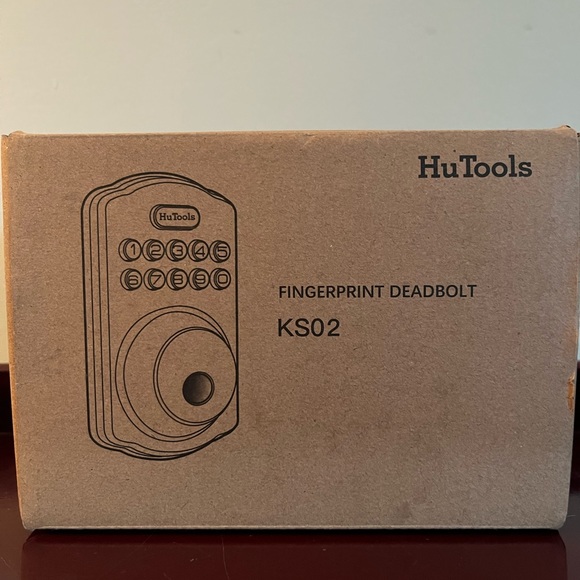 HuTools Fingerprint Deadbolt Door Lock KSO2. Brand new in box. Parts unopened - Picture 1 of 6